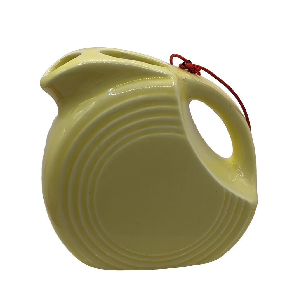 Seasons of Cannon Falls Red Orange Ball Pitcher Yellow Disc Jug Ornaments - Picture 9 of 15